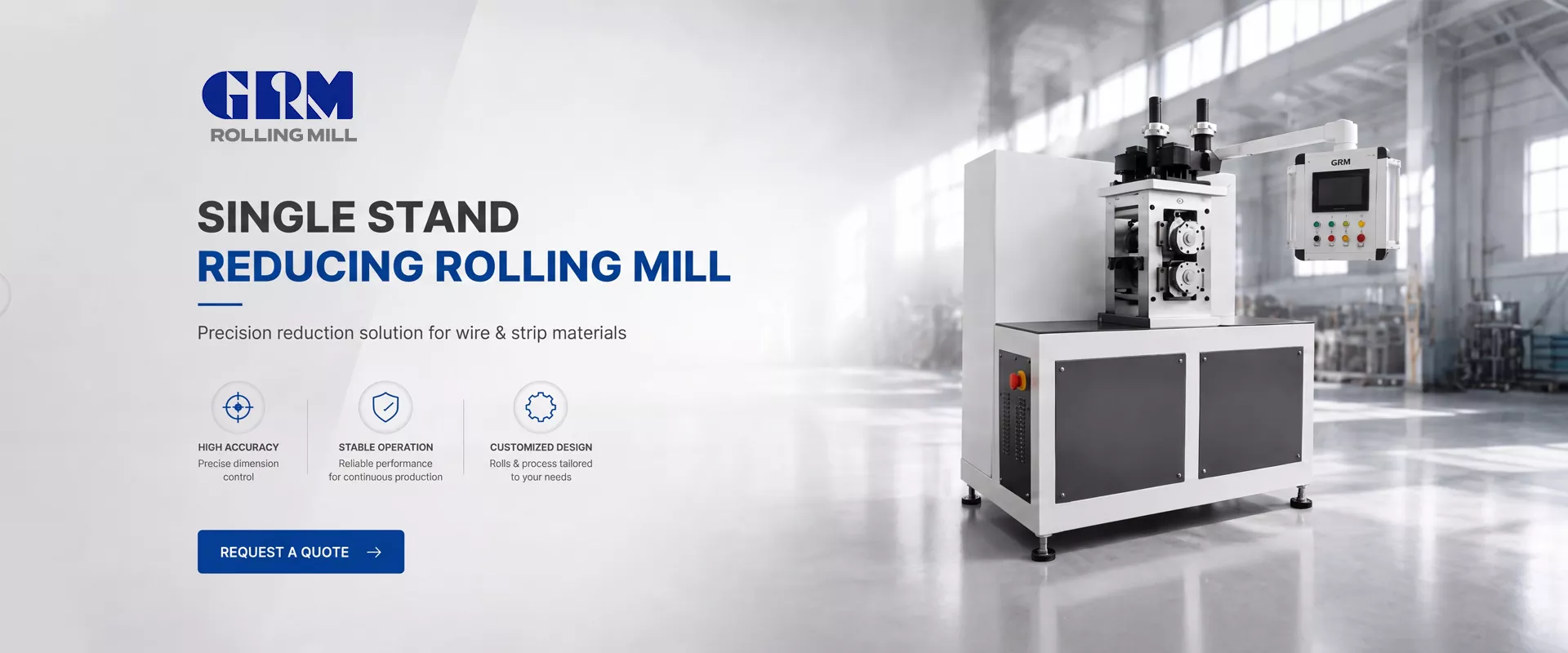 Չինաստան Flat Wire Rolling Mills Արտադրող